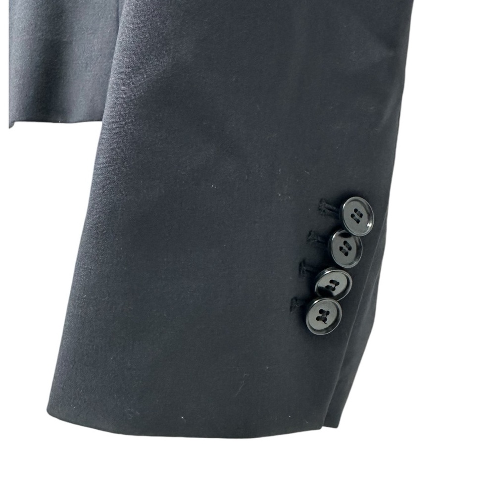 Ann Taylor NWT The One-Button Sophia Blazer in Midnight Blue Tropical Wool - Picture 6 of 12